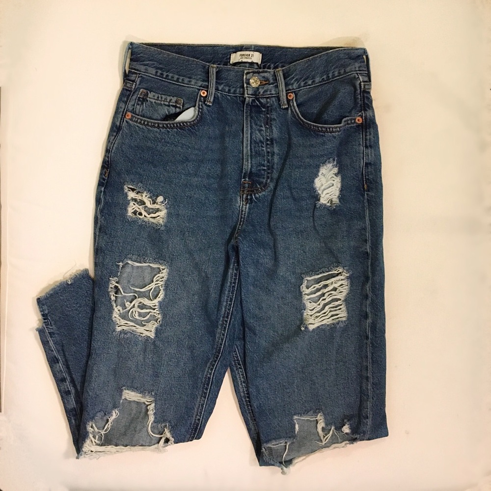 Ripped Mom Jeans